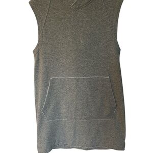 BDG Heather Gray Sleeveless Hoodie